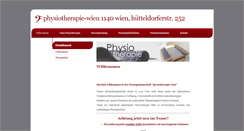 Desktop Screenshot of physiotherapie-wien.at